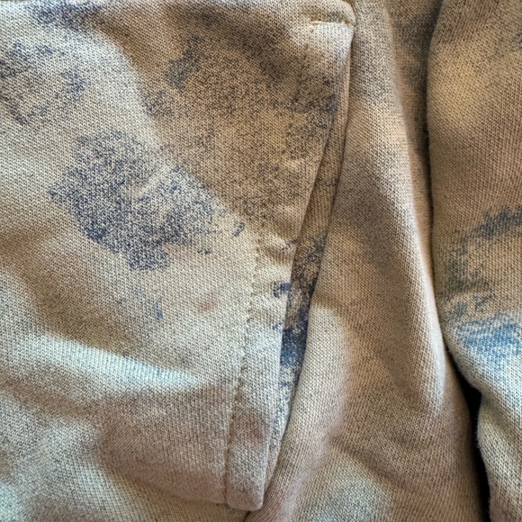 Nike Olive Tie-Dye Hoodie one tiny shadow stain see pics - Picture 4 of 8